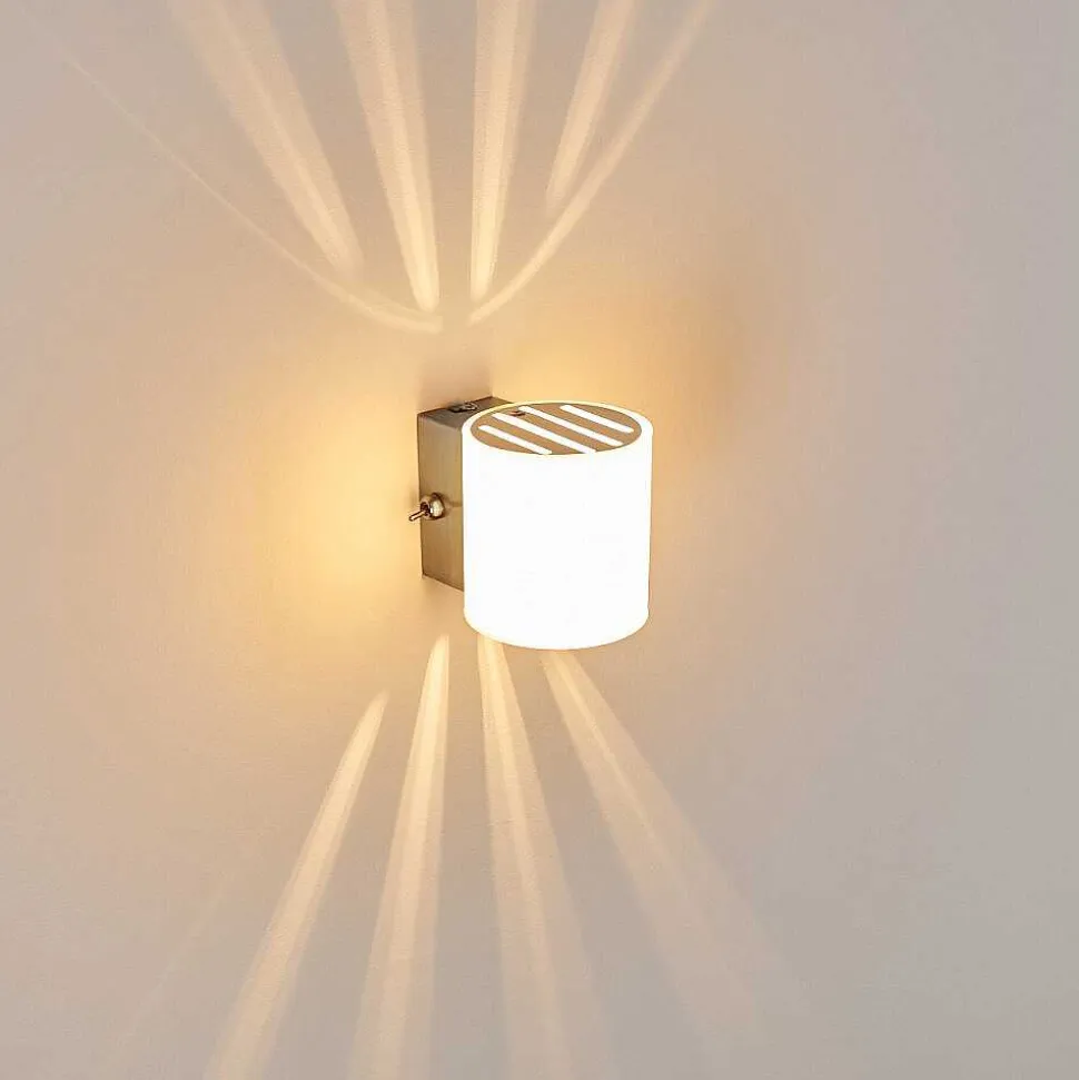 Applique Bamako Nickel Mat, 1 Lumiere