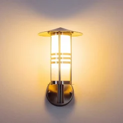 Applique Exterieure Forli Acier Inoxydable, 1 Lumiere