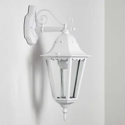 Applique Exterieure Hongkong Blanc, 1 Lumiere