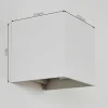 Applique Murale Badajoz Blanc, 1 Lumiere