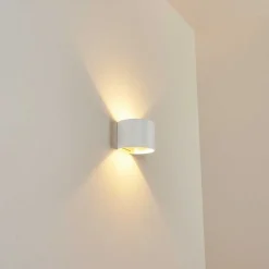Applique Murale Badajoz Blanc, 1 Lumiere
