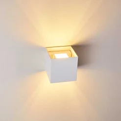 Applique Murale Badajoz Blanc, 1 Lumiere