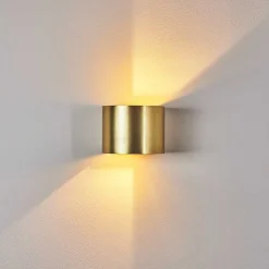 Applique Murale Badajoz Led Or, Laiton, 1 Lumiere