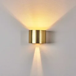 Applique Murale Badajoz Led Or, Laiton, 1 Lumiere