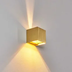 Applique Murale Badajoz Led Or, Laiton, 1 Lumiere