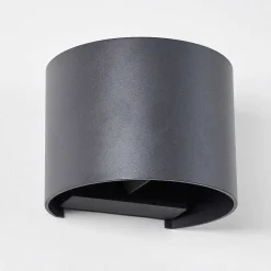 Applique Murale Badajoz Led Anthracite, 1 Lumiere