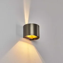 Applique Murale Badajoz Led Brun, 1 Lumiere