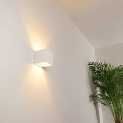Applique Murale Braslo Blanc, 1 Lumiere