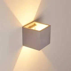 Applique Murale Braslo Gris, 1 Lumiere