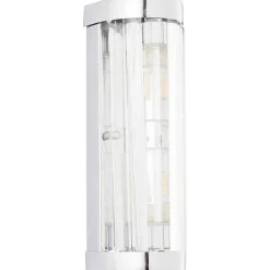 Applique Murale Brillliant Lemont Argente, 2 Lumieres