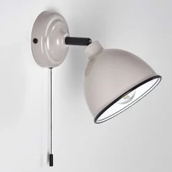 Applique Murale Catharine Gris, 1 Lumiere