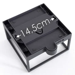Applique Murale D'Exterieur Lansing Led Anthracite, 1 Lumiere, Detecteur De Mouvement