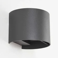 Applique Murale D'Exterieur Tamarin Led Anthracite, 2 Lumieres