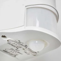 Applique Murale D'Exterieur Loit Led Blanc, 1 Lumiere, Detecteur De Mouvement