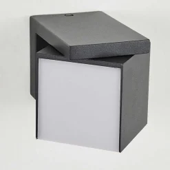 Applique Murale D'Exterieur Swanek Led Anthracite, 1 Lumiere