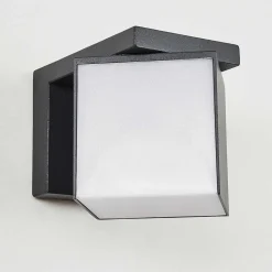 Applique Murale D'Exterieur Swanek Led Anthracite, 1 Lumiere