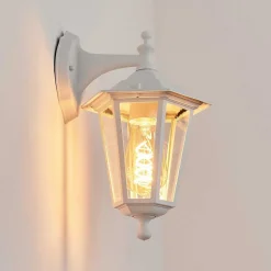 Applique Murale D'Exterieur Valtimo Blanc, 1 Lumiere