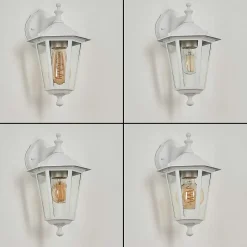 Applique Murale D'Exterieur Valtimo Blanc, 1 Lumiere