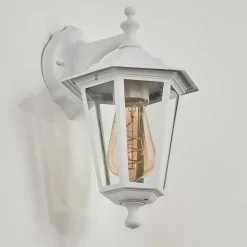 Applique Murale D'Exterieur Valtimo Blanc, 1 Lumiere