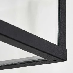 Applique Murale D'Exterieur Tieva Noir, 1 Lumiere