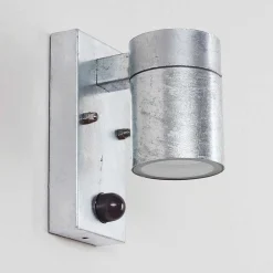 Applique Murale D'Exterieur Bessiebelle Zingue, 1 Lumiere, Detecteur De Mouvement