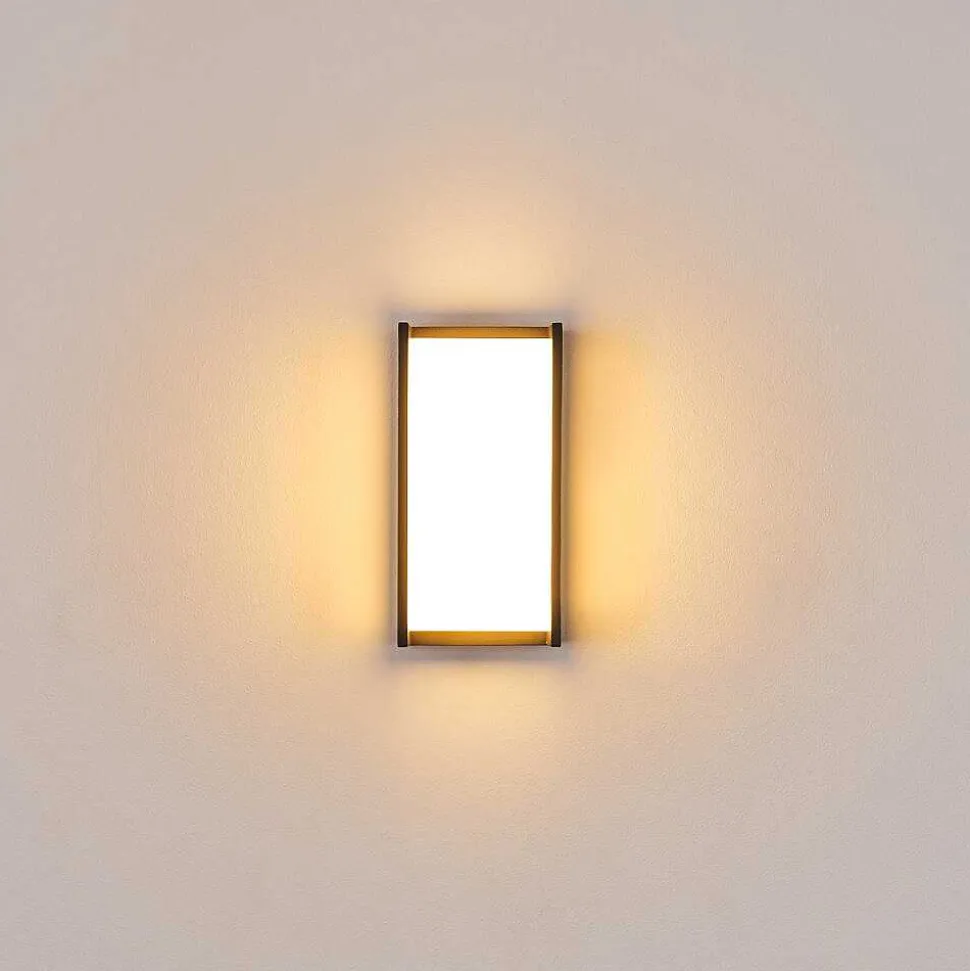 Applique Murale D'Exterieur Skove Led Anthracite, 1 Lumiere