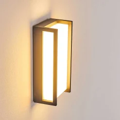 Applique Murale D'Exterieur Skove Led Anthracite, 1 Lumiere