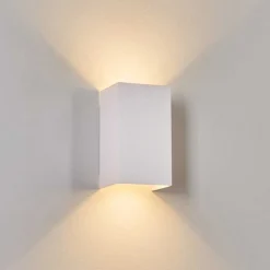 Applique Murale D'Exterieur Tamarin Led Blanc, 1 Lumiere
