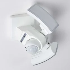 Applique Murale D'Exterieur Foroyar Led Blanc, 2 Lumieres, Detecteur De Mouvement