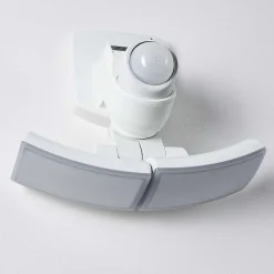 Applique Murale D'Exterieur Foroyar Led Blanc, 2 Lumieres, Detecteur De Mouvement