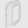 Applique Murale D'Exterieur Paleroo Led Blanc, 1 Lumiere