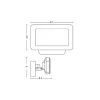 Applique Murale D'Exterieur Philips Hue White Welcome Led Noir, 1 Lumiere