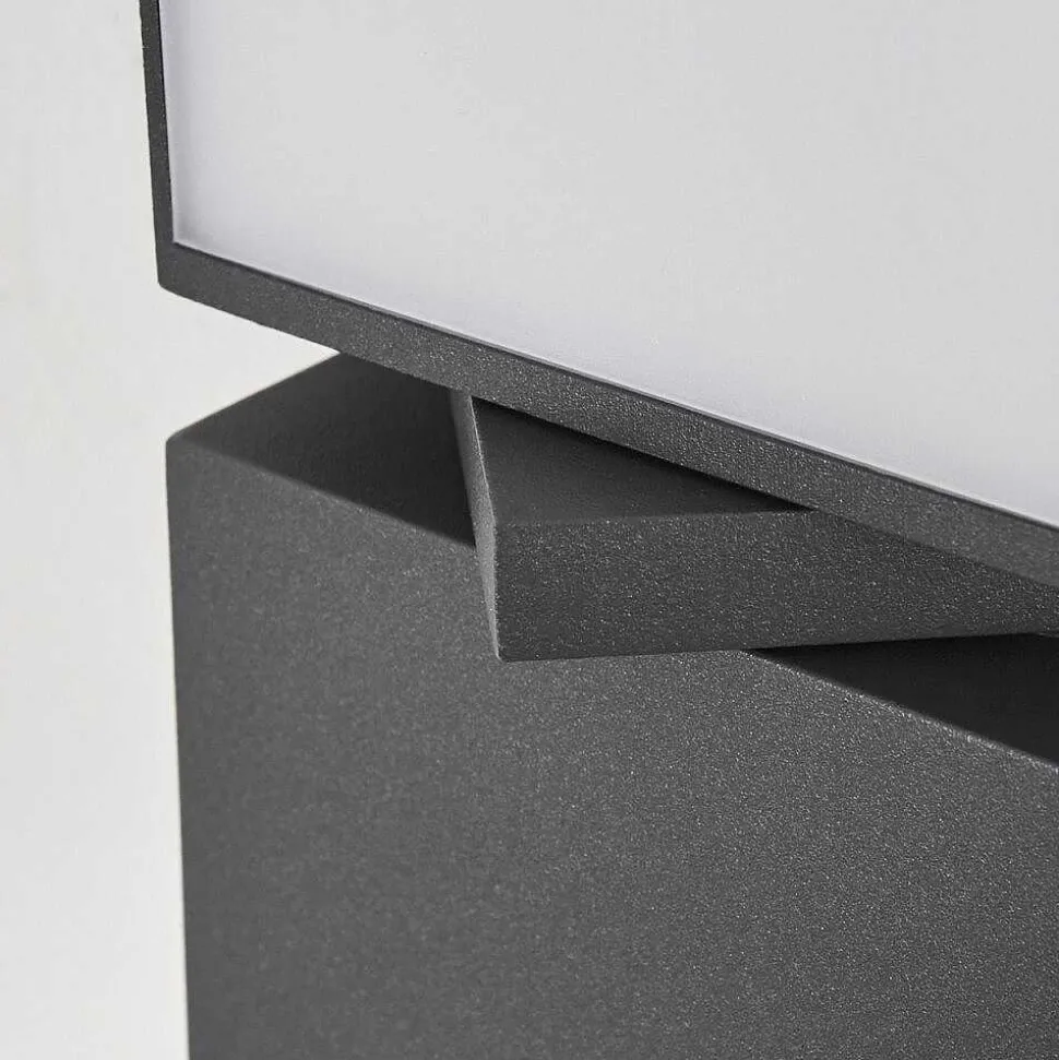 Applique Murale D'Exterieur Swanek Led Anthracite, 1 Lumiere