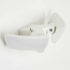 Applique Murale D'Exterieur Carnetin Led Blanc, 2 Lumieres, Detecteur De Mouvement
