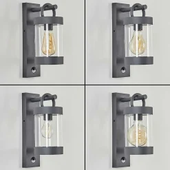 Applique Murale D'Exterieur Fulham Anthracite, 1 Lumiere