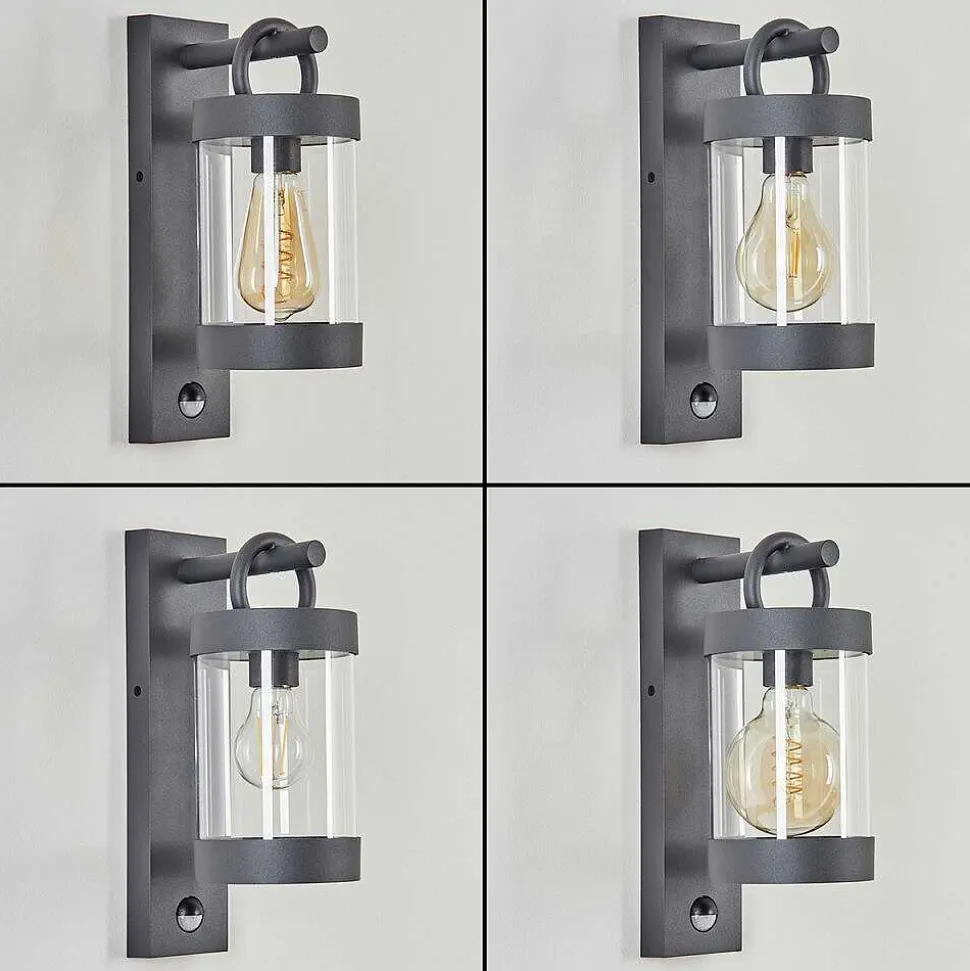 Applique Murale D'Exterieur Fulham Anthracite, 1 Lumiere