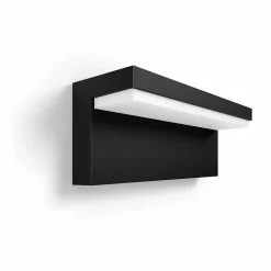 Applique Murale D'Exterieur Philips Hue Nyro Led Noir, 1 Lumiere, Changeur De Couleurs