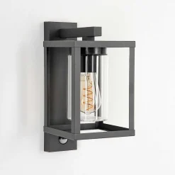 Applique Murale D'Exterieur Parkkola Anthracite, 1 Lumiere, Detecteur De Mouvement