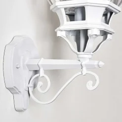 Applique Murale D'Exterieur Lentua Blanc, 1 Lumiere