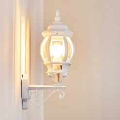 Applique Murale D'Exterieur Lentua Blanc, 1 Lumiere