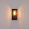 Applique Murale D'Exterieur Hakkas Noir, 1 Lumiere