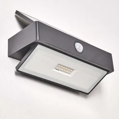 Applique Murale D'Exterieur Wiborg Led Anthracite, 1 Lumiere, Detecteur De Mouvement