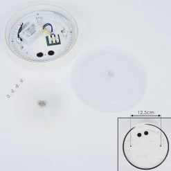 Applique Murale D'Exterieur Paleroo Led Blanc, 1 Lumiere
