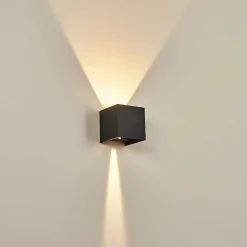 Applique Murale D'Exterieur Tamarin Led Anthracite, 1 Lumiere