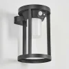 Applique Murale D'Exterieur Lokpano Led Noir, 1 Lumiere, Detecteur De Mouvement, Changeur De Couleurs