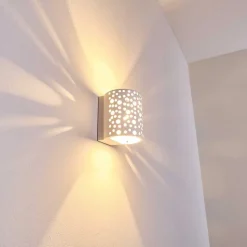 Applique Murale Glenden Blanc, 1 Lumiere