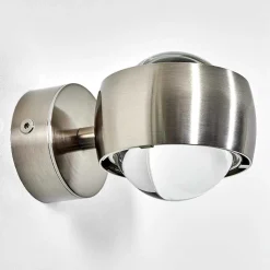 Applique Murale Hofstein Sapri Nickel Mat, 1 Lumiere