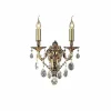 Applique Murale Ideal Lux Gioconda Transparent, 2 Lumieres