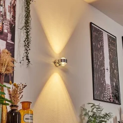Applique Murale Indore Led Aluminium, 2 Lumieres