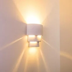 Applique Murale Karatschi Blanc, 1 Lumiere